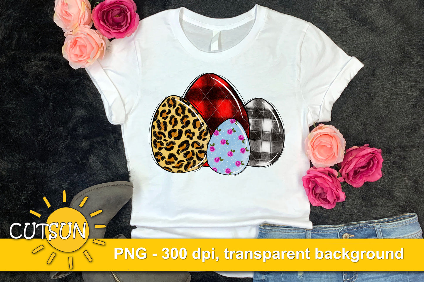 Easter Eggs Sublimation design download