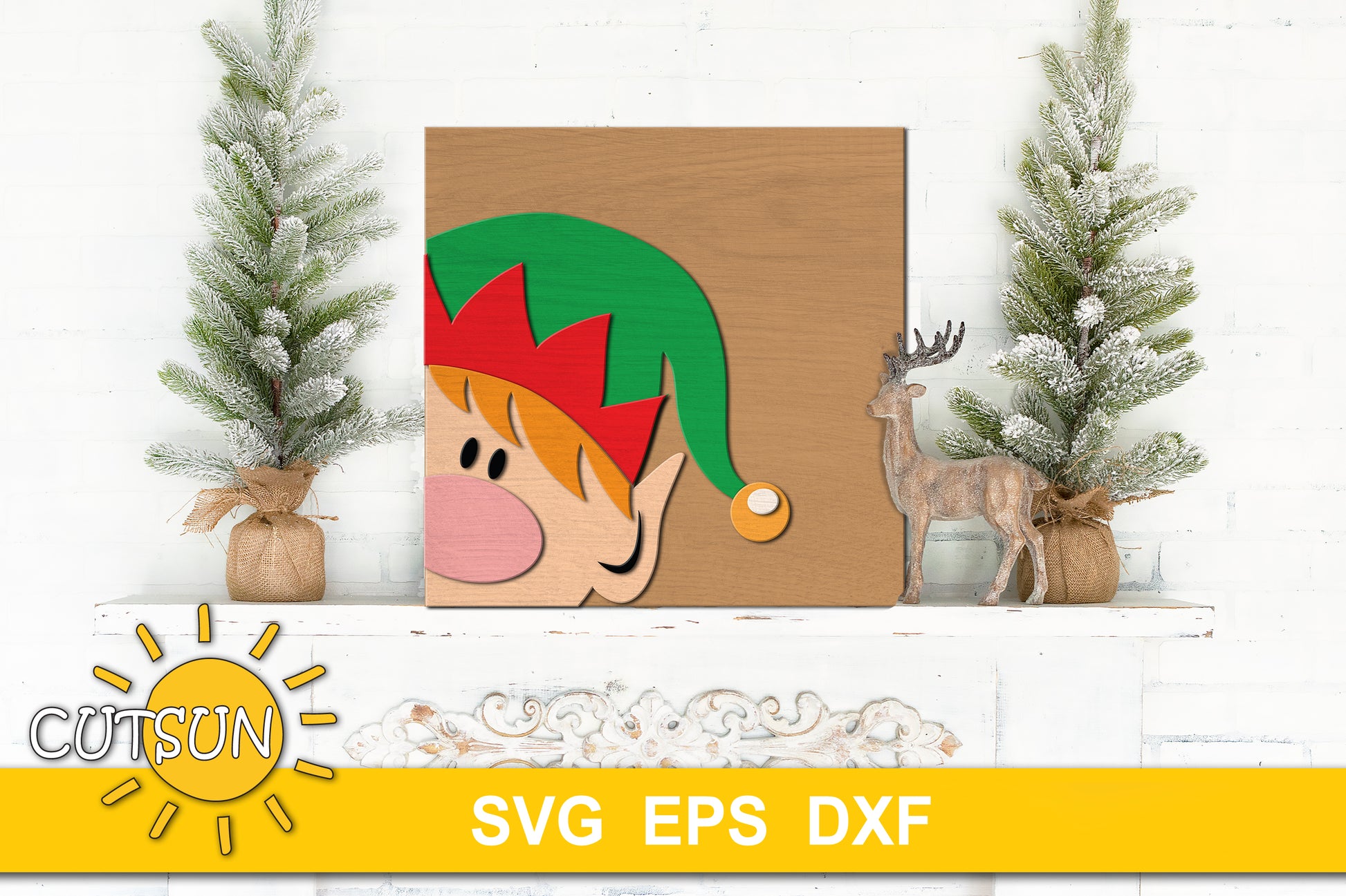 Elf Square sign SVG | Elf Rectangle sign SVG