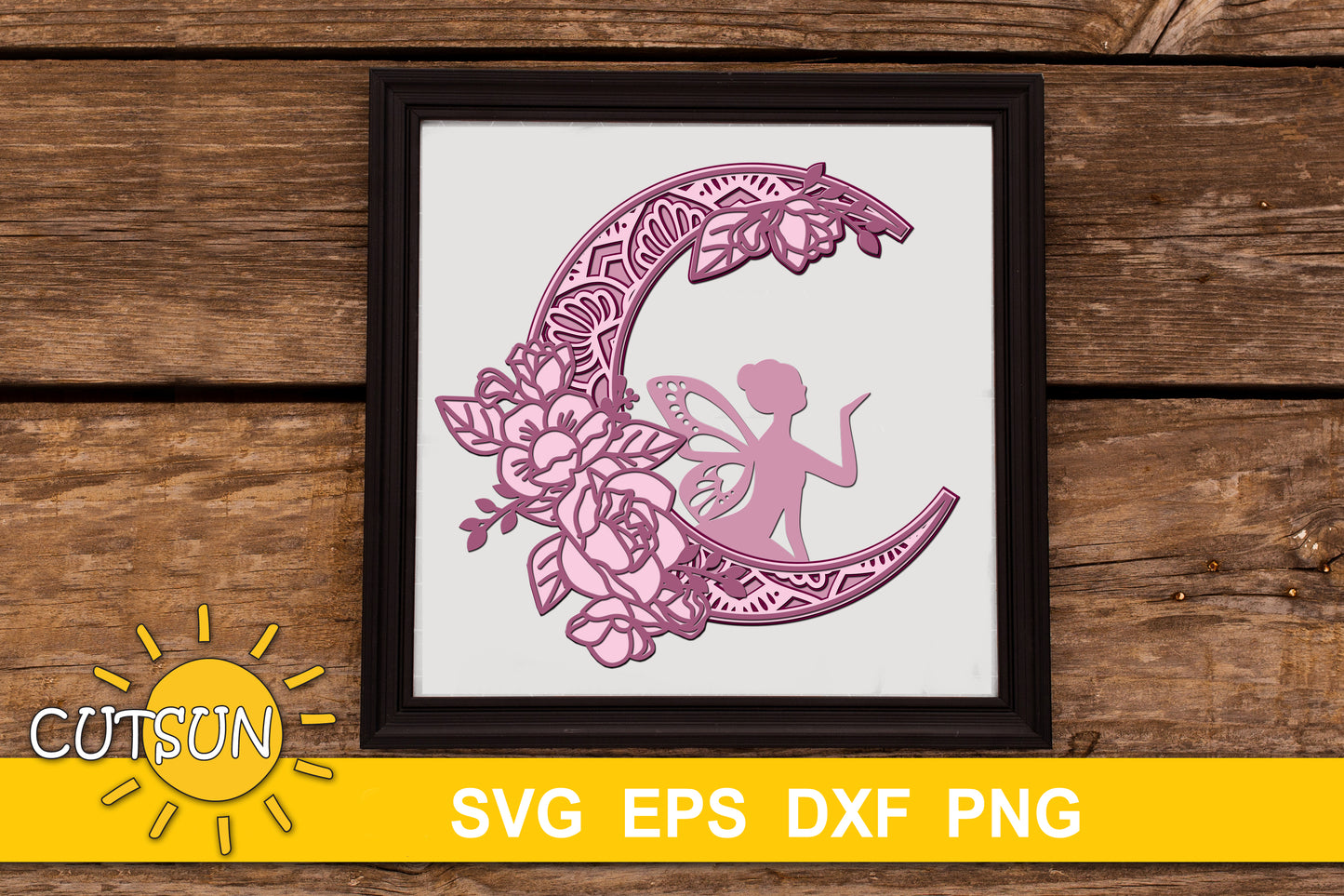 3D layered Fairy SVG