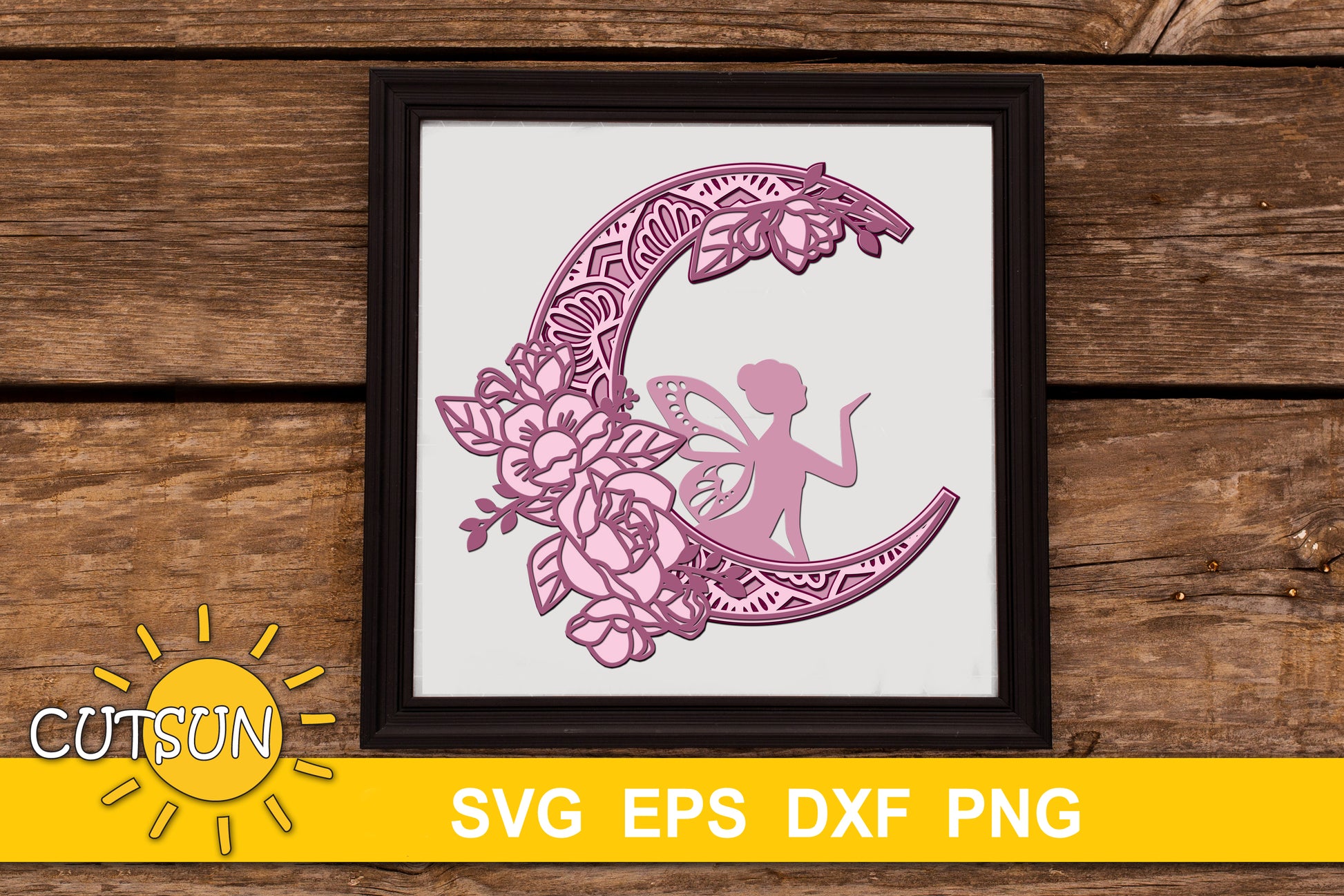 3D layered Fairy SVG