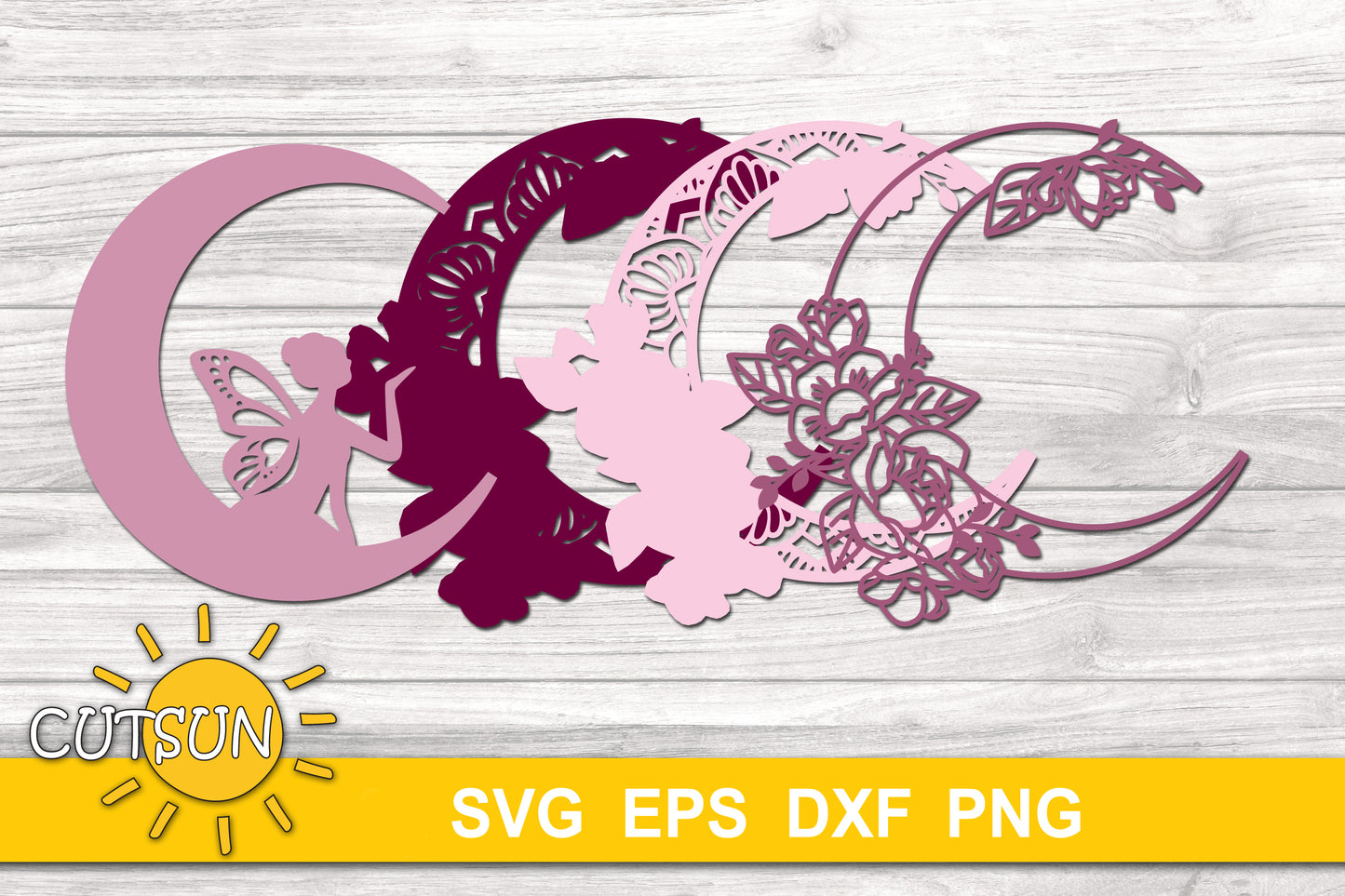 3D layered Fairy SVG
