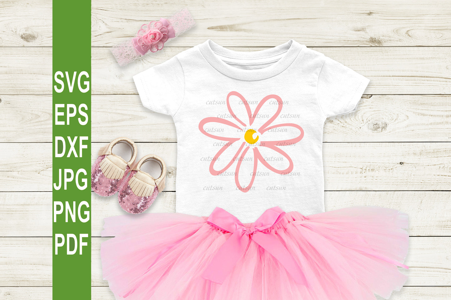 Flower SVG | Hand drawn flower SVG | Daisy SVG file