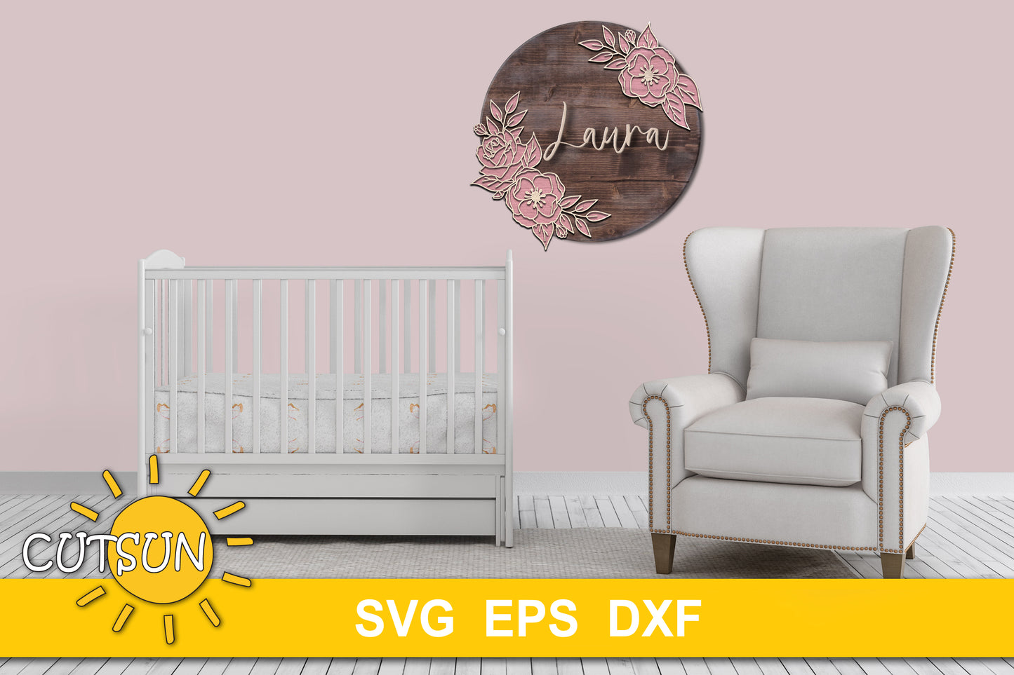 Flower SVG | Floral Laser cut svg