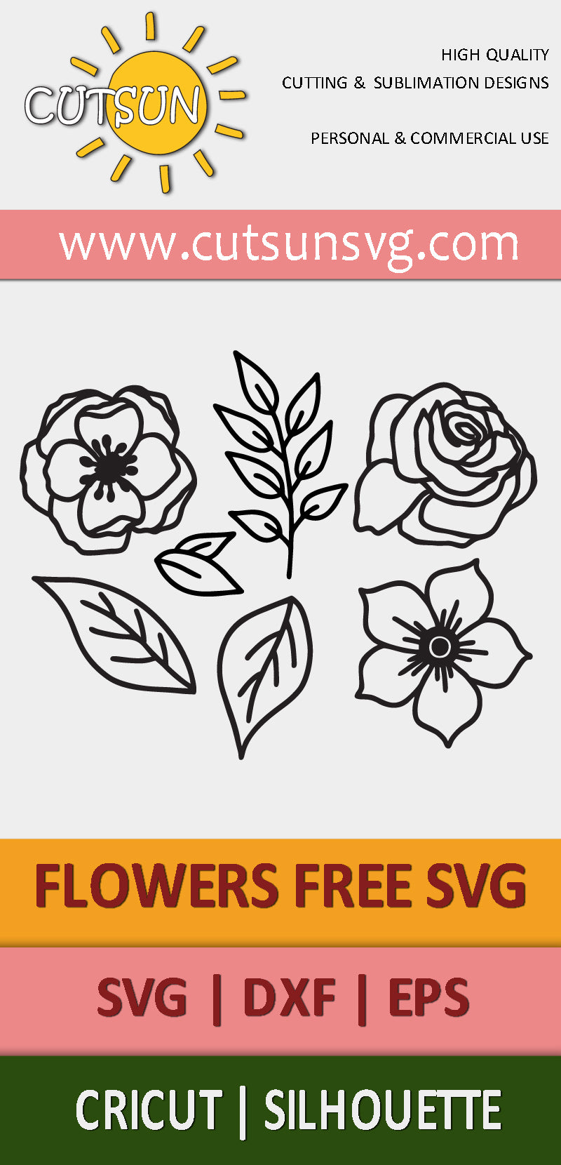 Flowers free svg