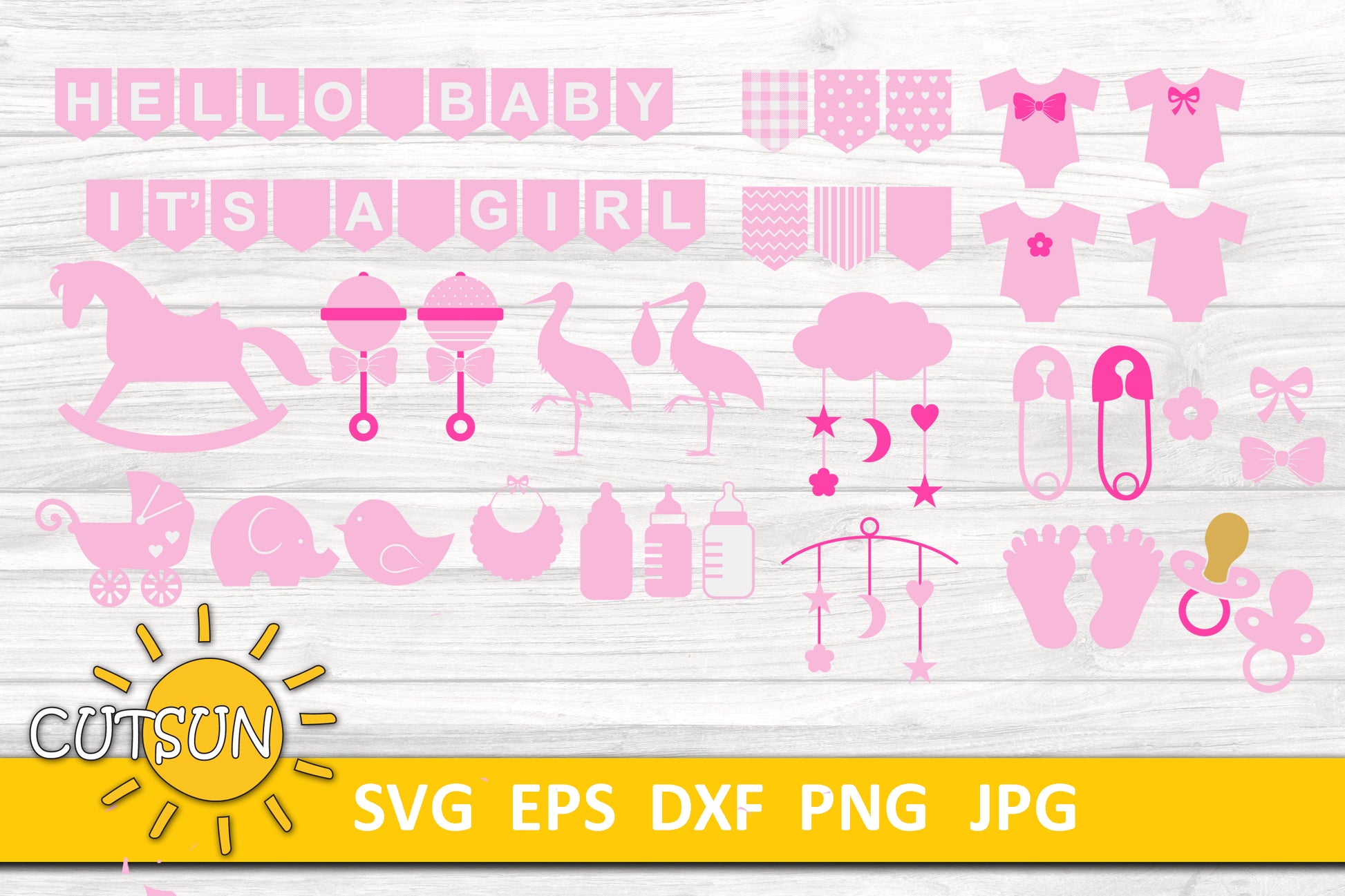 Baby Girl SVG bundle