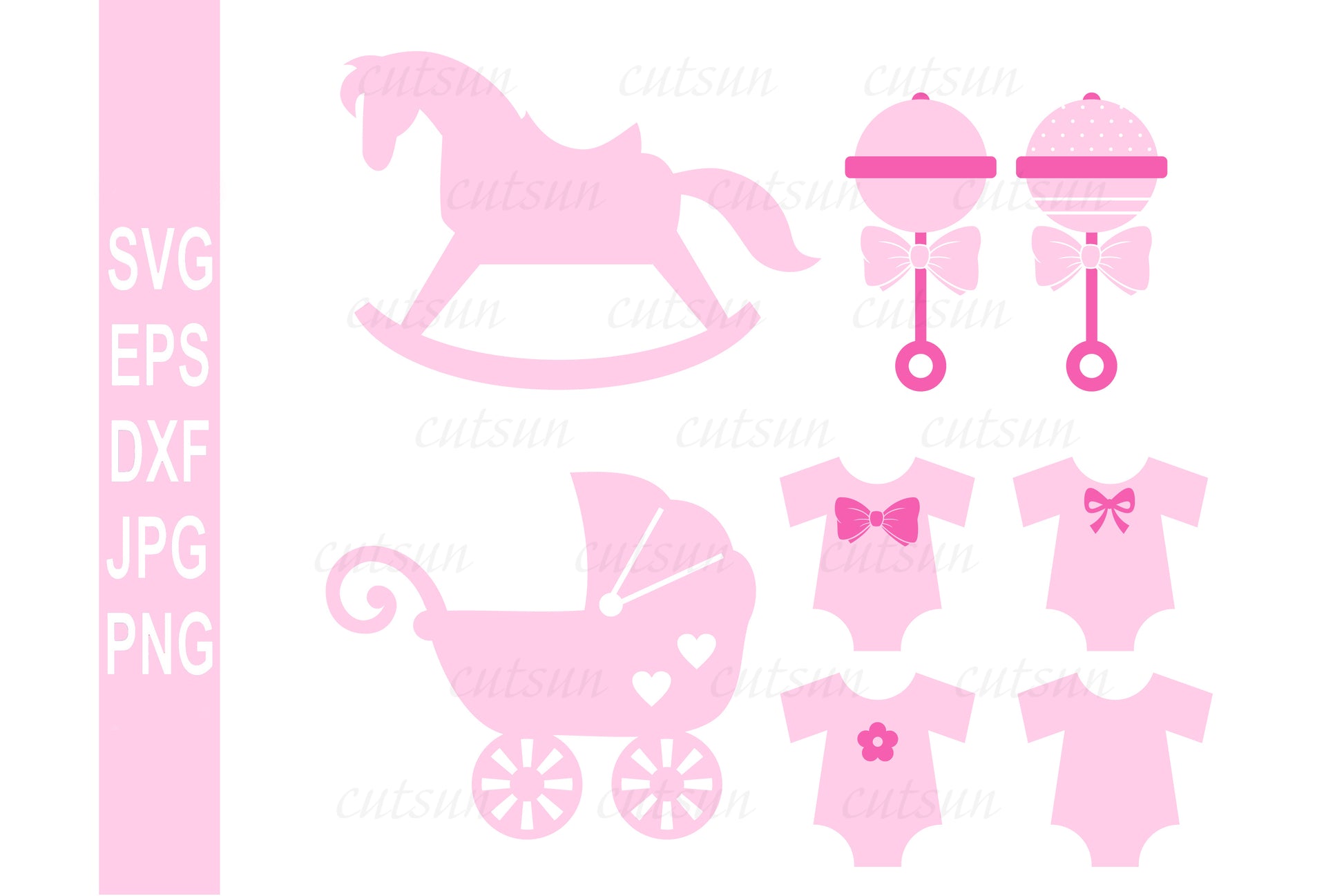 Baby Girl SVG bundle