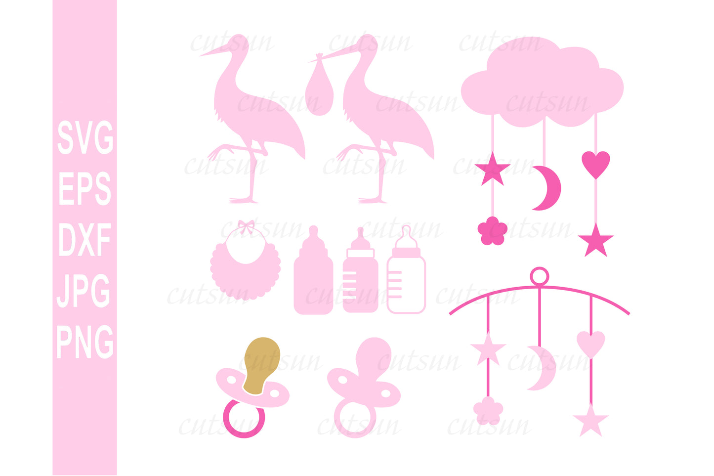 Baby Girl SVG bundle