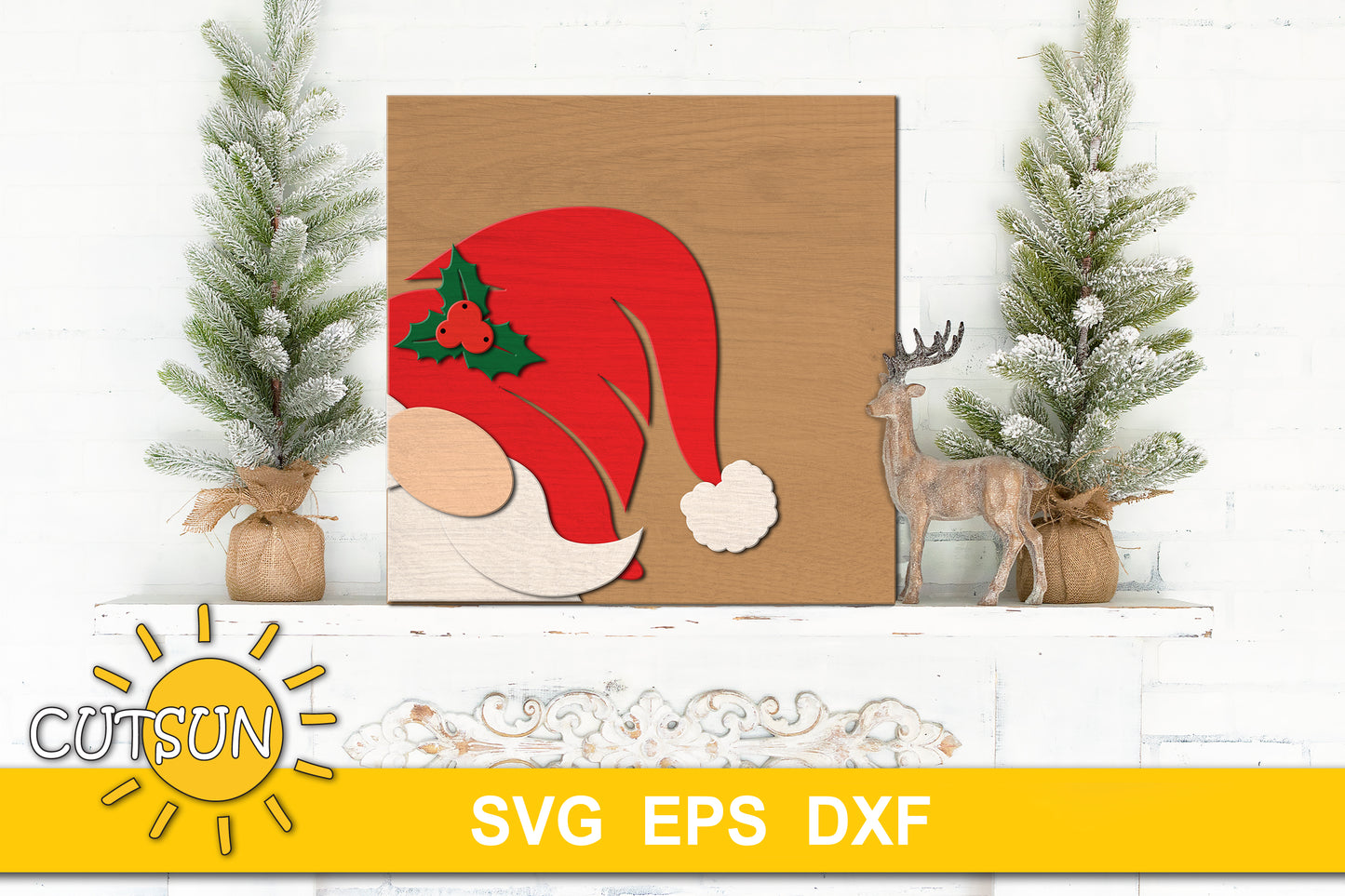 Gnome Square porch sign SVG