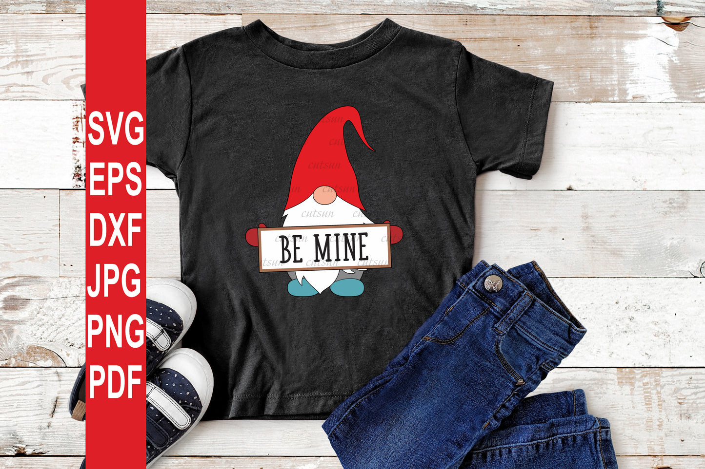 Gnome SVG | Be mine gnome SVG | Gnome cut file