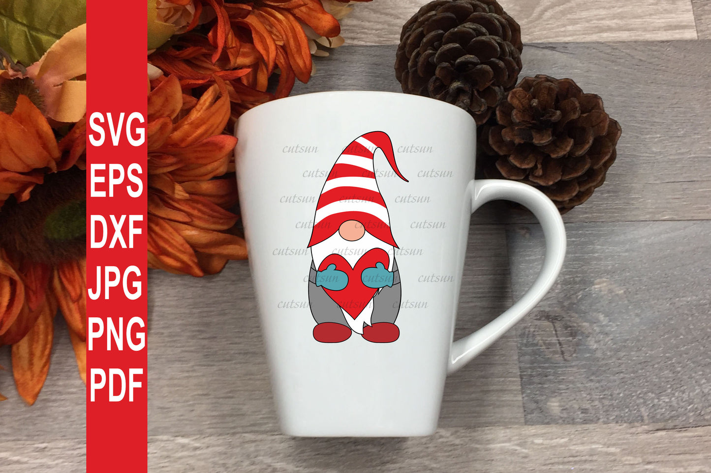Gnome SVG | Gnome cut file