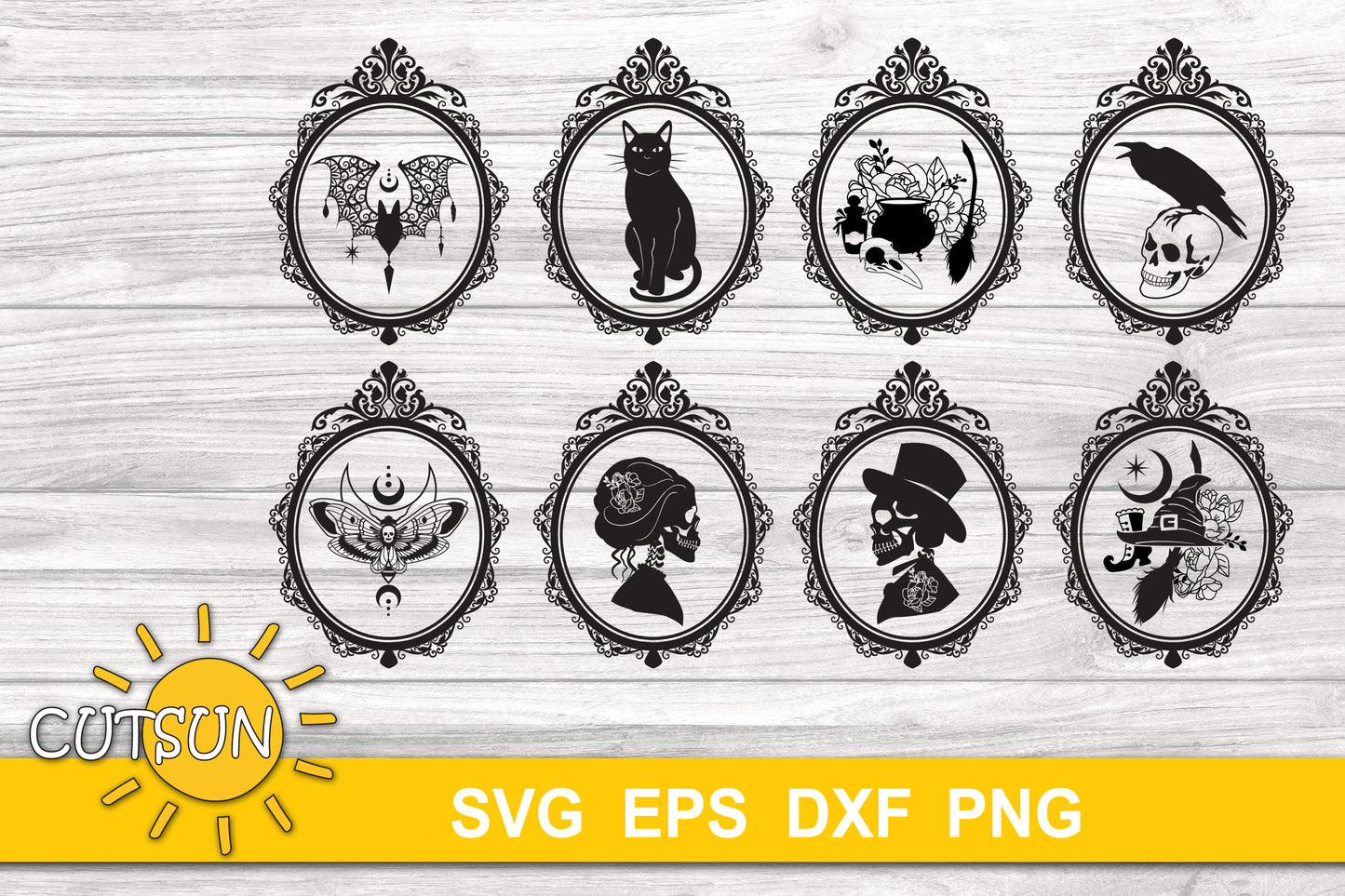 Gothic Halloween SVG bundle