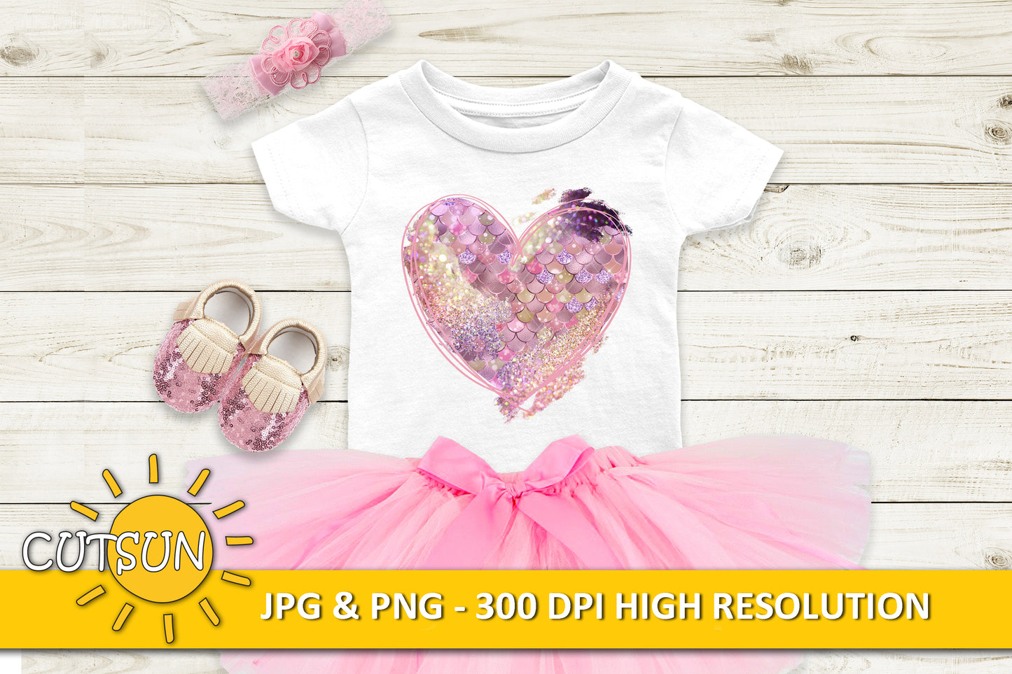 Grunge hearts sublimation bundle