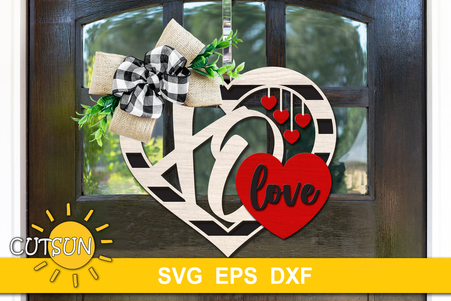 Valentines Day Door hanger SVG bundle
