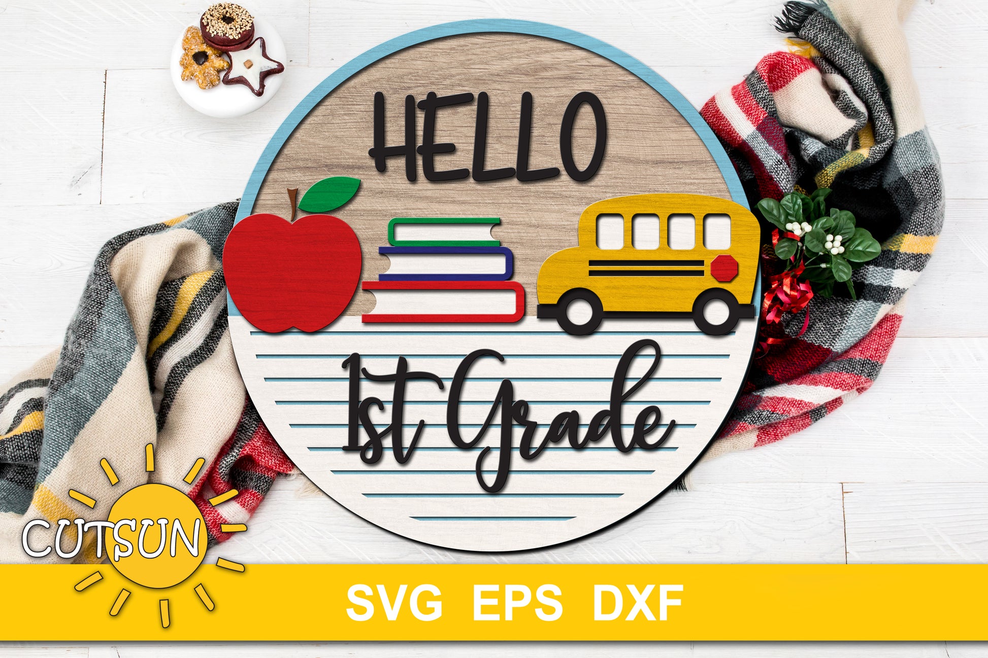 Hello 1st Grade SVG