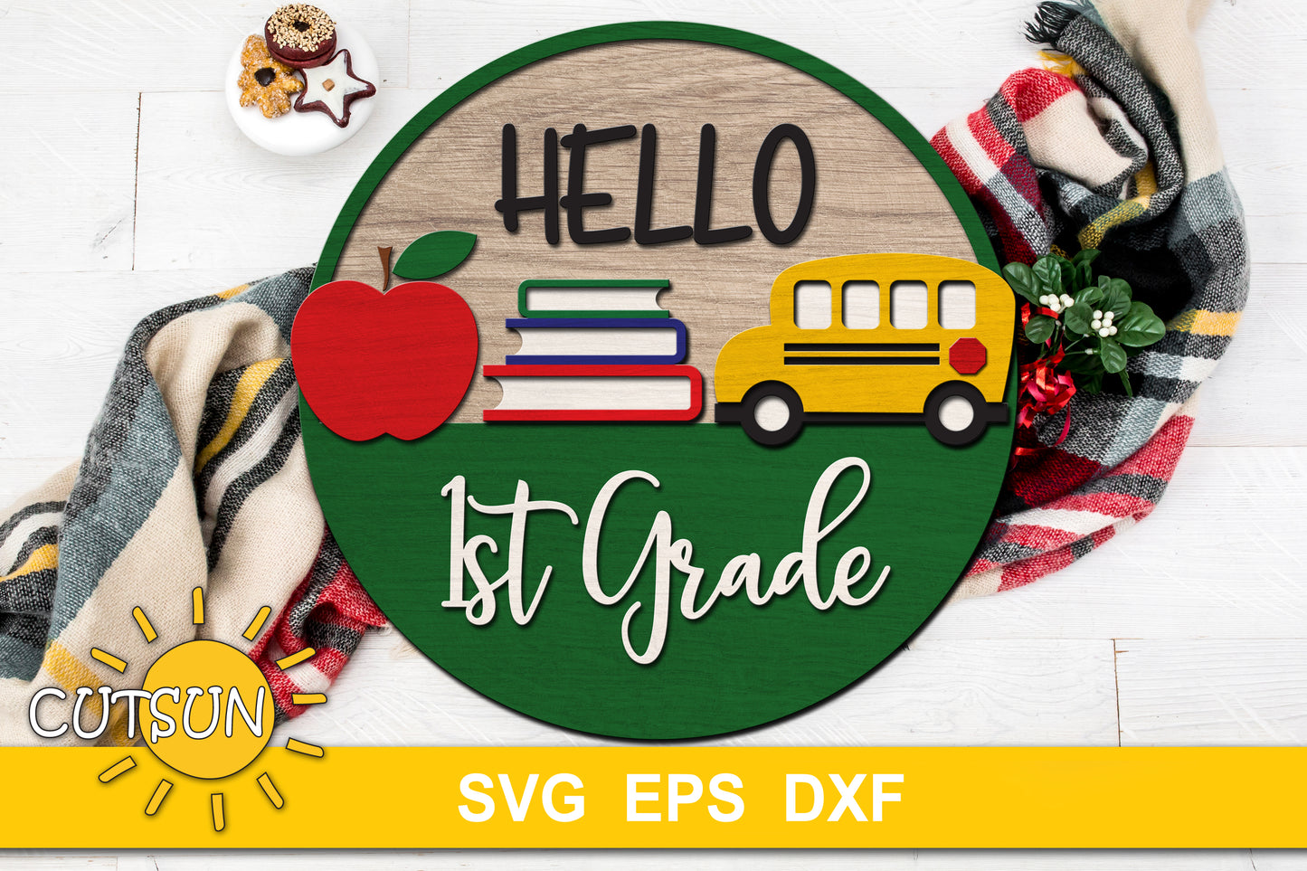 Hello 1st Grade SVG