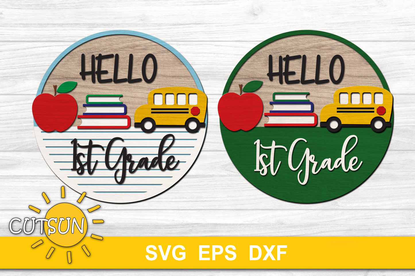 Hello 1st Grade SVG