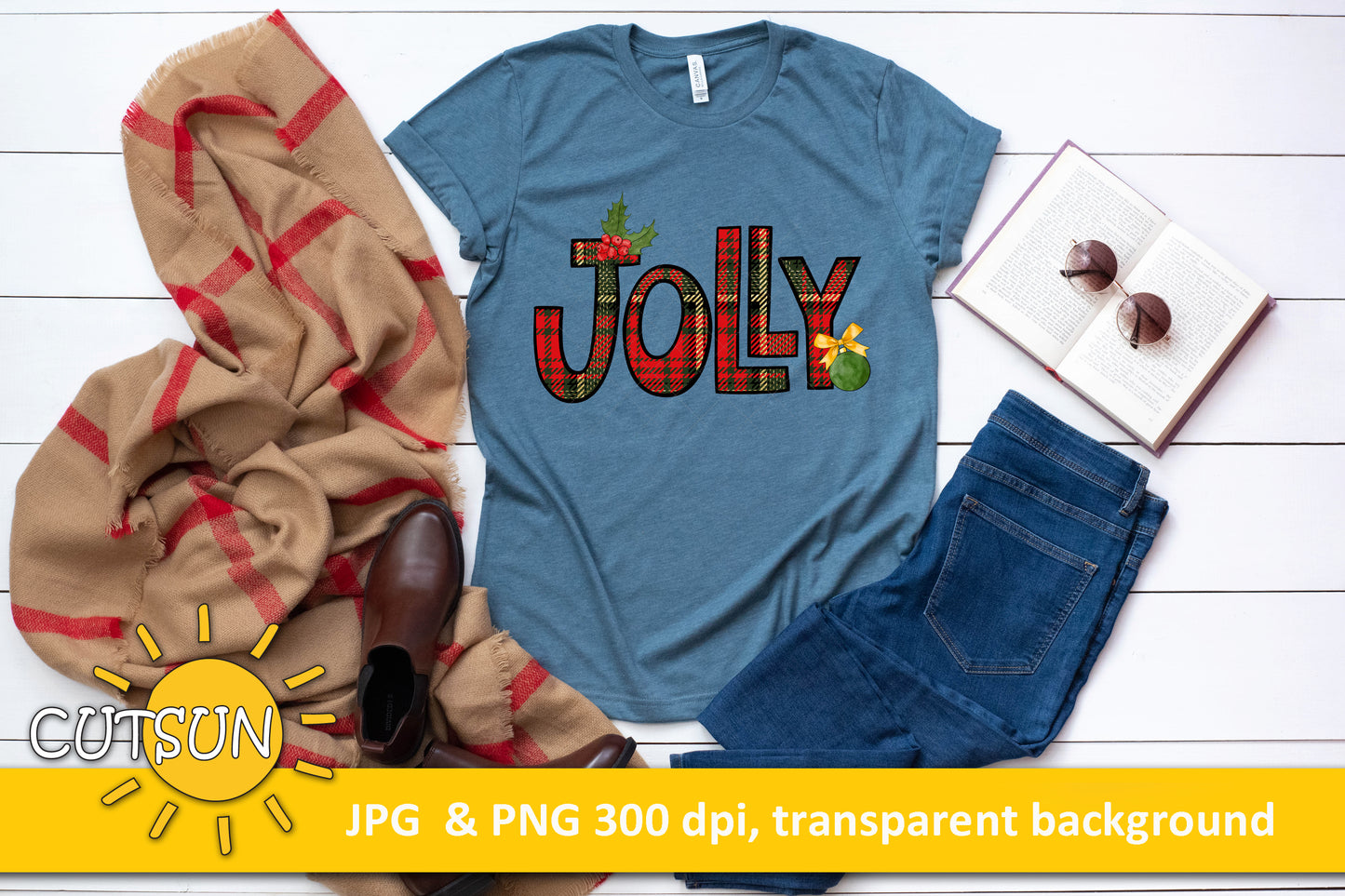 Jolly Christmas sublimation Design download