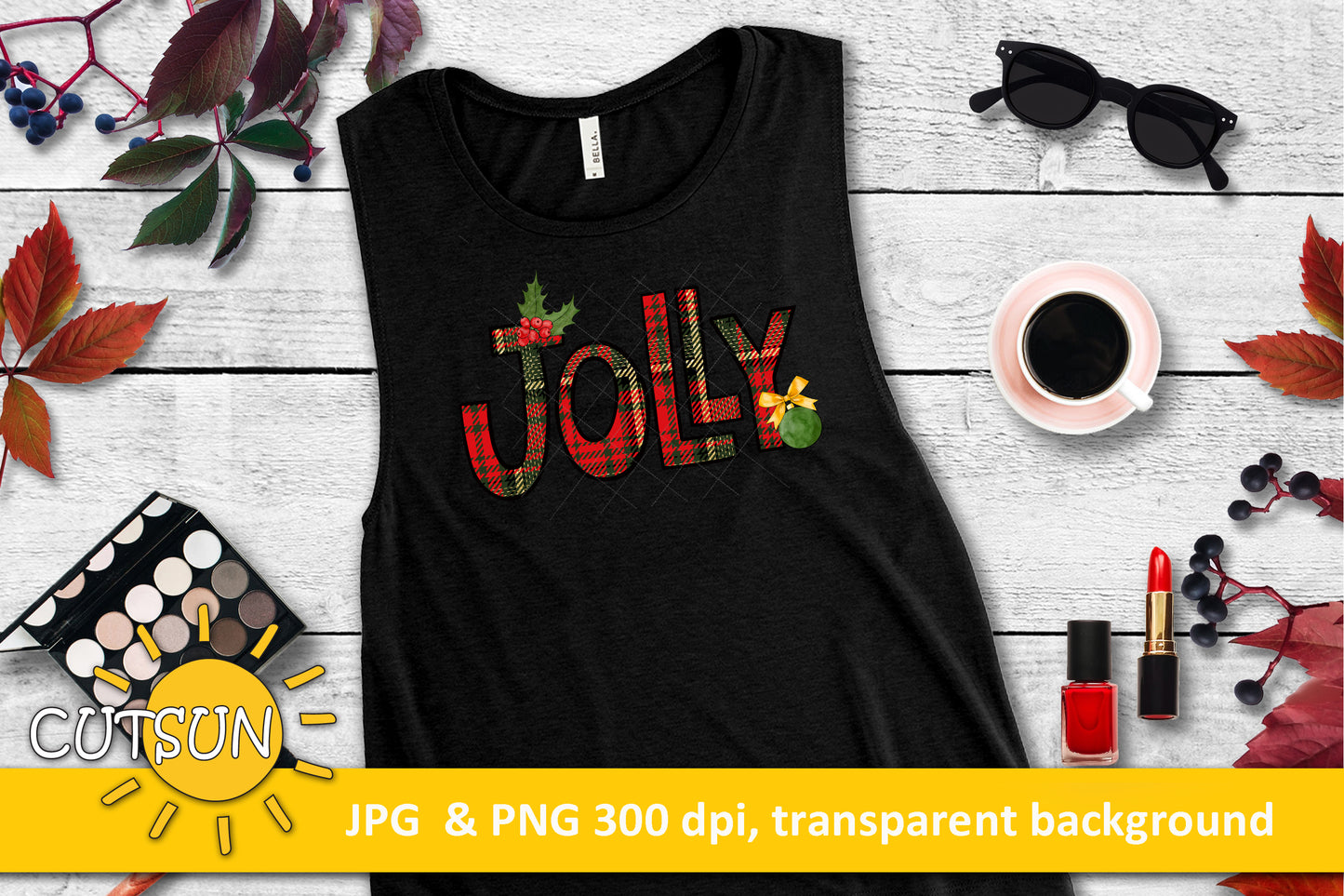 Jolly Christmas sublimation Design download