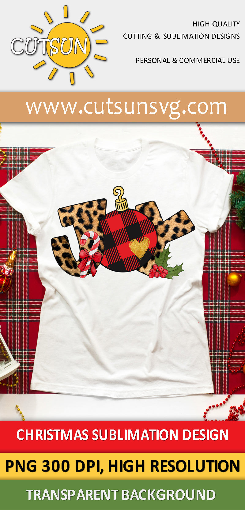 Joy Christmas Sublimation design download