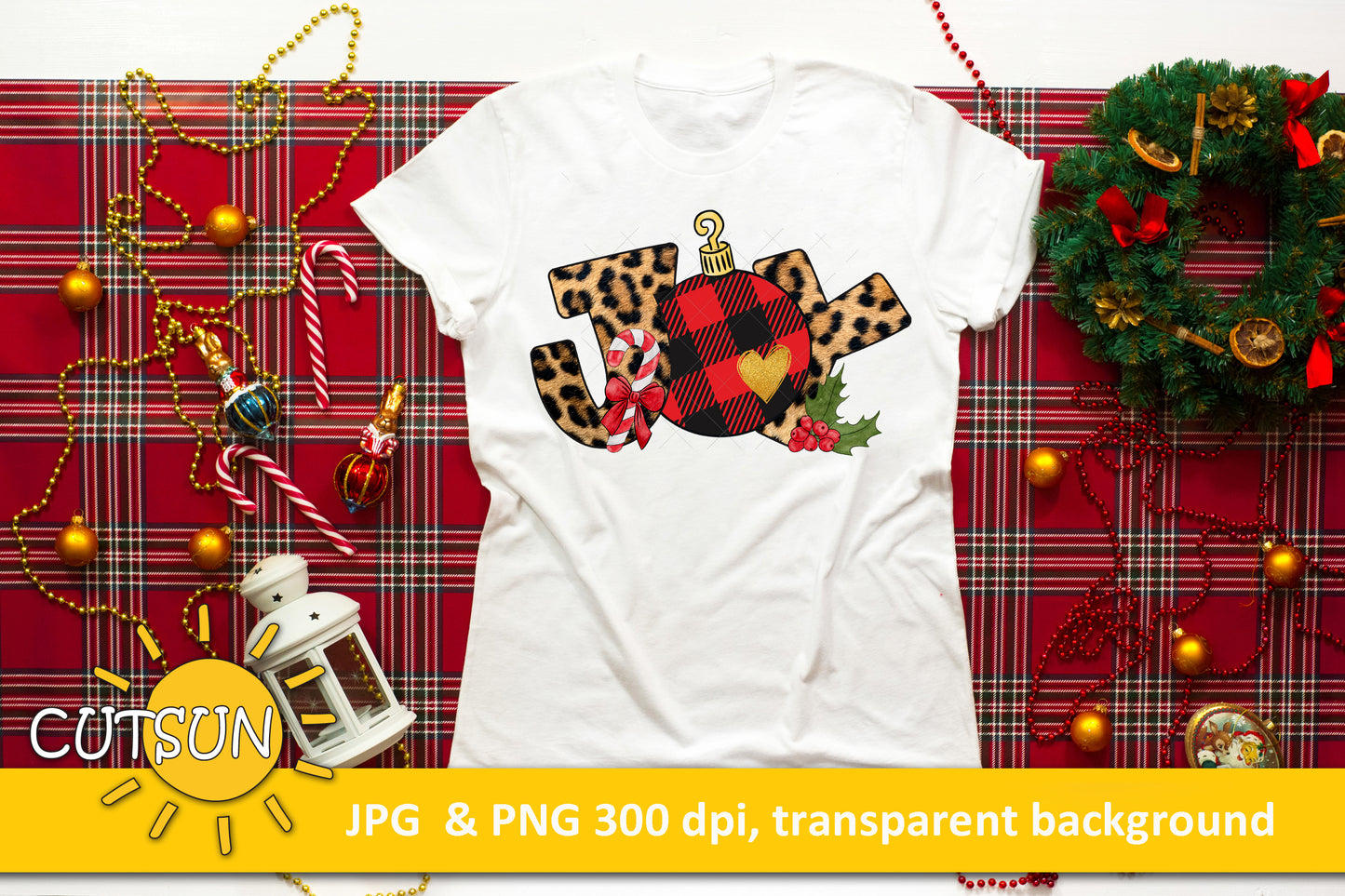 Joy Christmas Sublimation design download