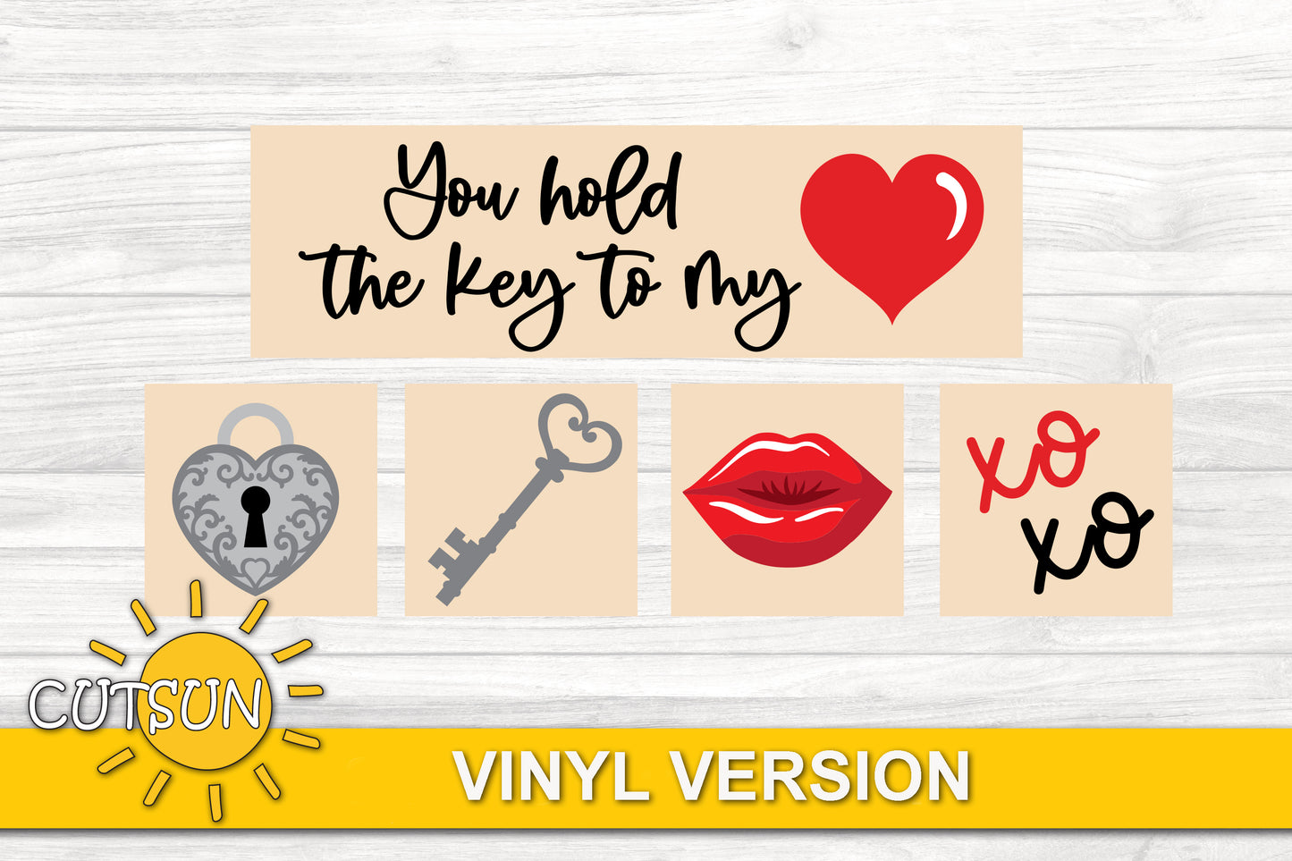 You hold the key to my heart leaning sings SVG bundle