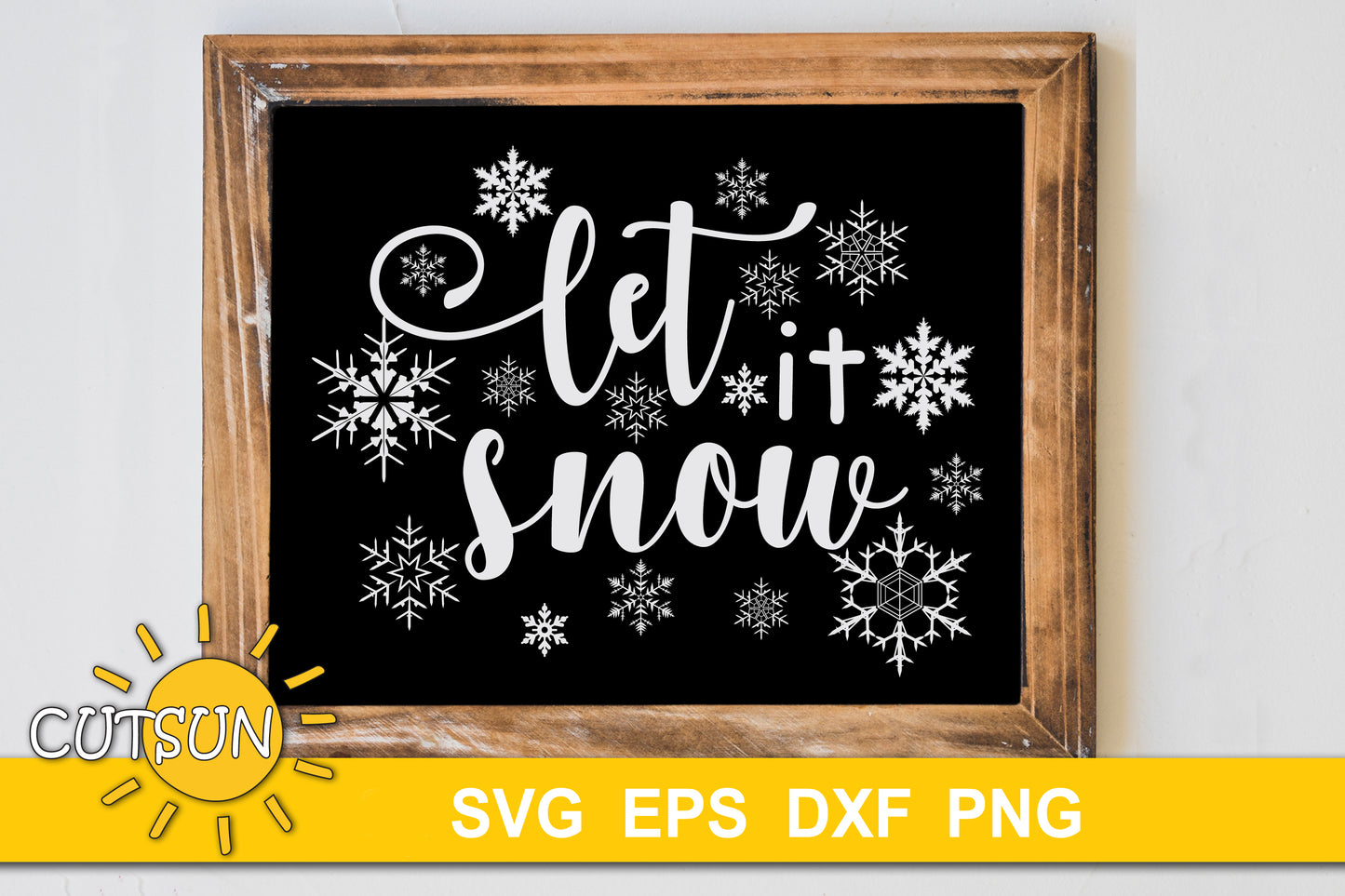 Let it Snow SVG