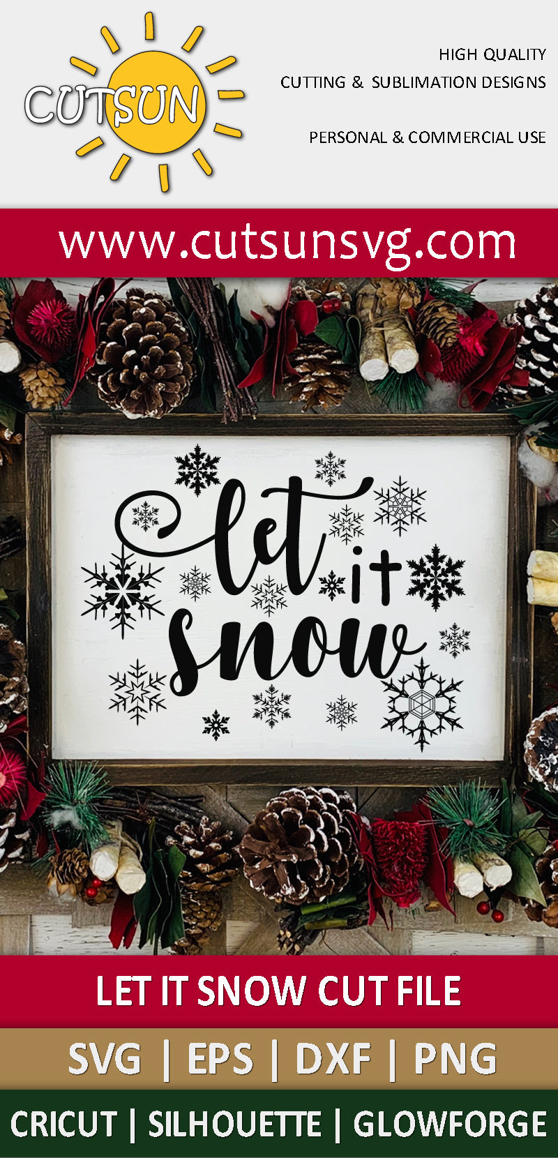 Let it Snow SVG