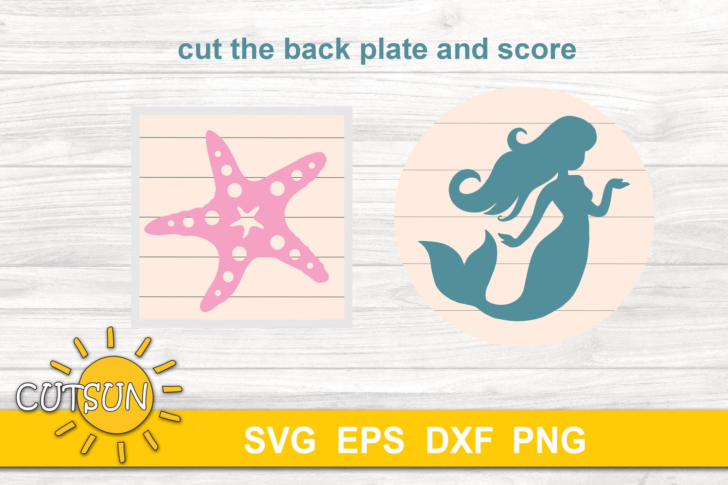 Mermaid Tiered tray svg | Mermaid life tiered tray SVG