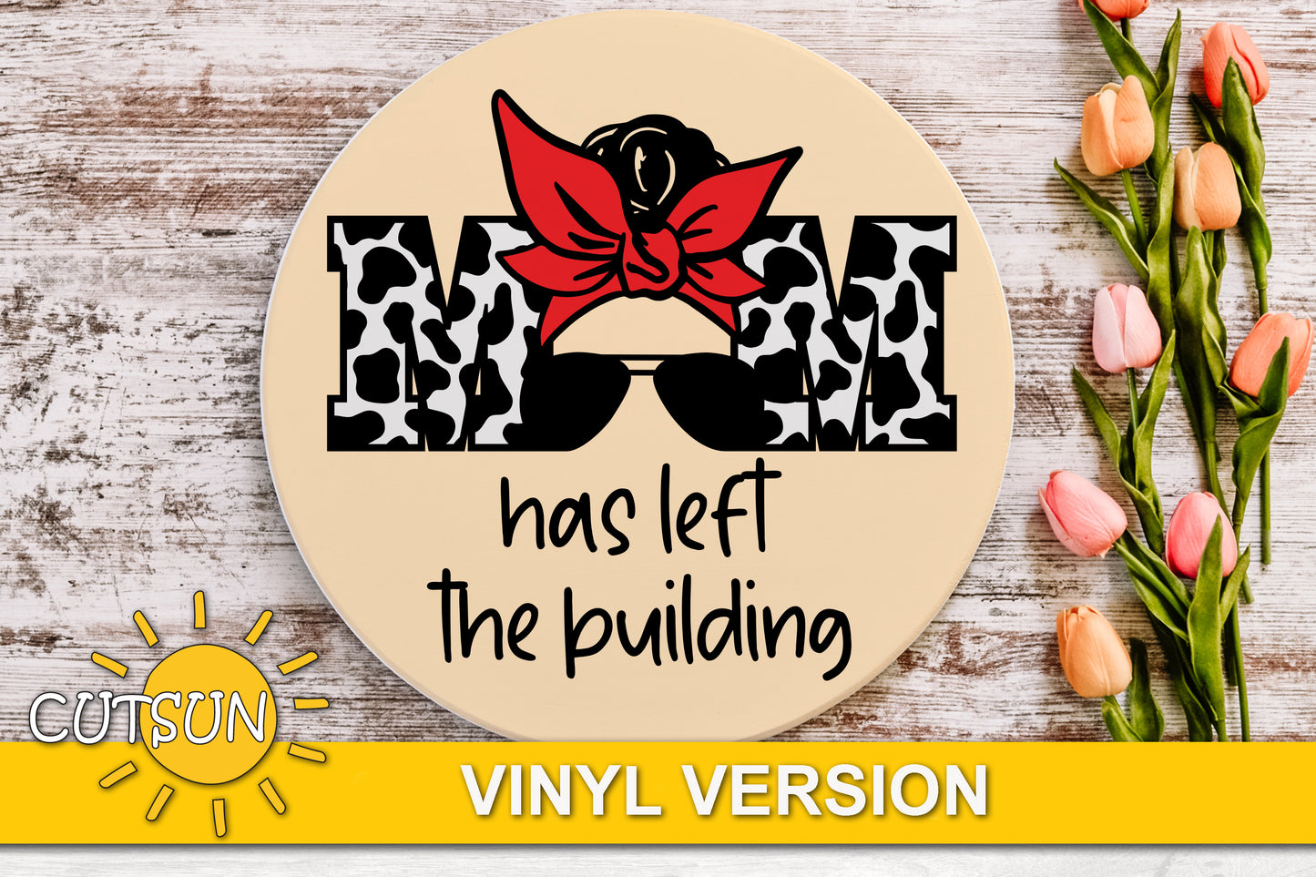 Funny mom | mum door hanger SVG