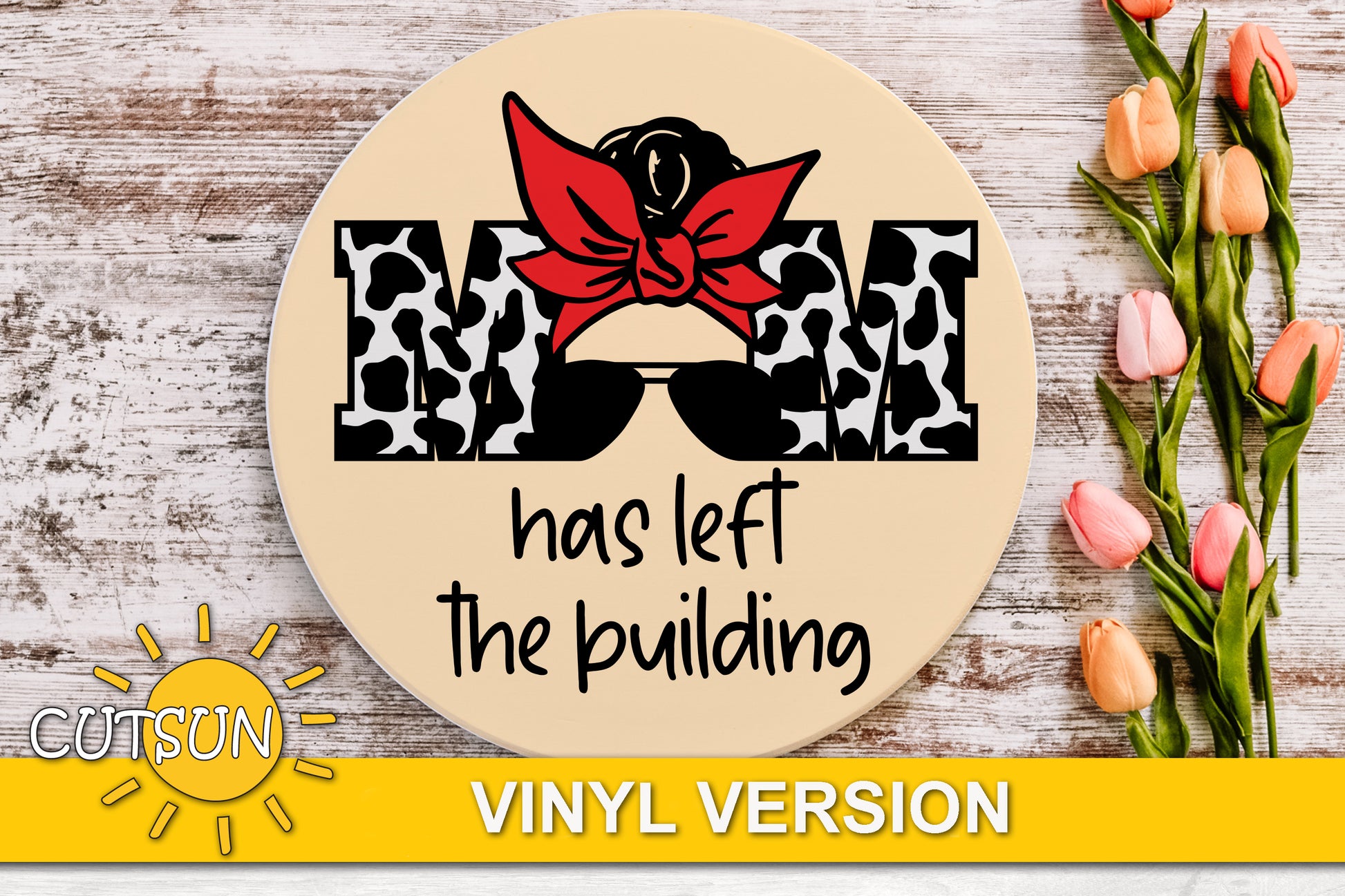 Funny mom | mum door hanger SVG