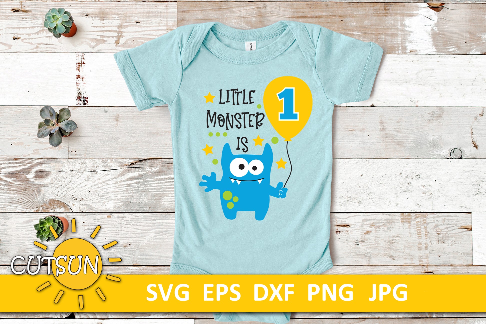 Baby monster SVG