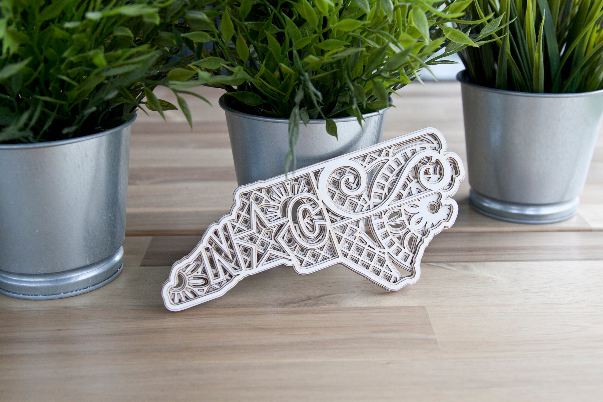3D Layered North Carolina Mandala SVG