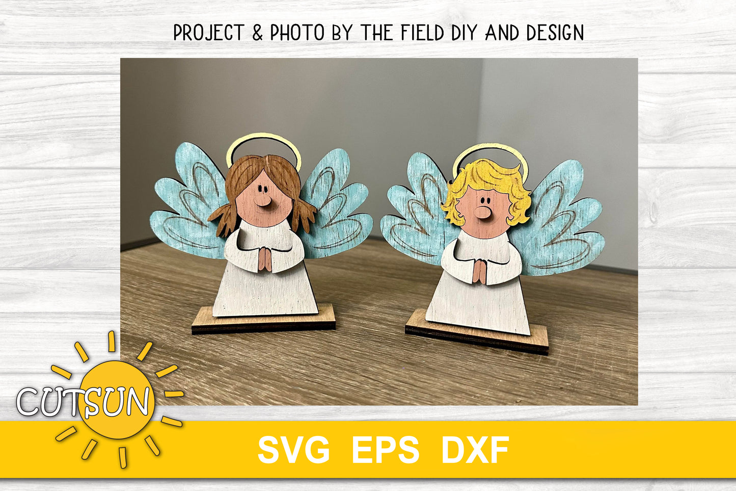 Cute Nativity shelf sitters set SVG