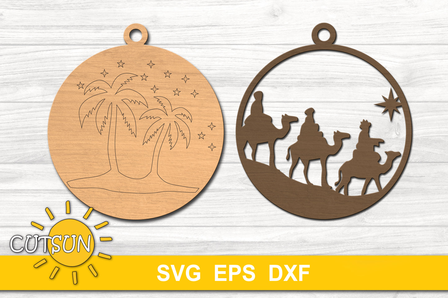 Nativity Scene Christmas ornaments bundle