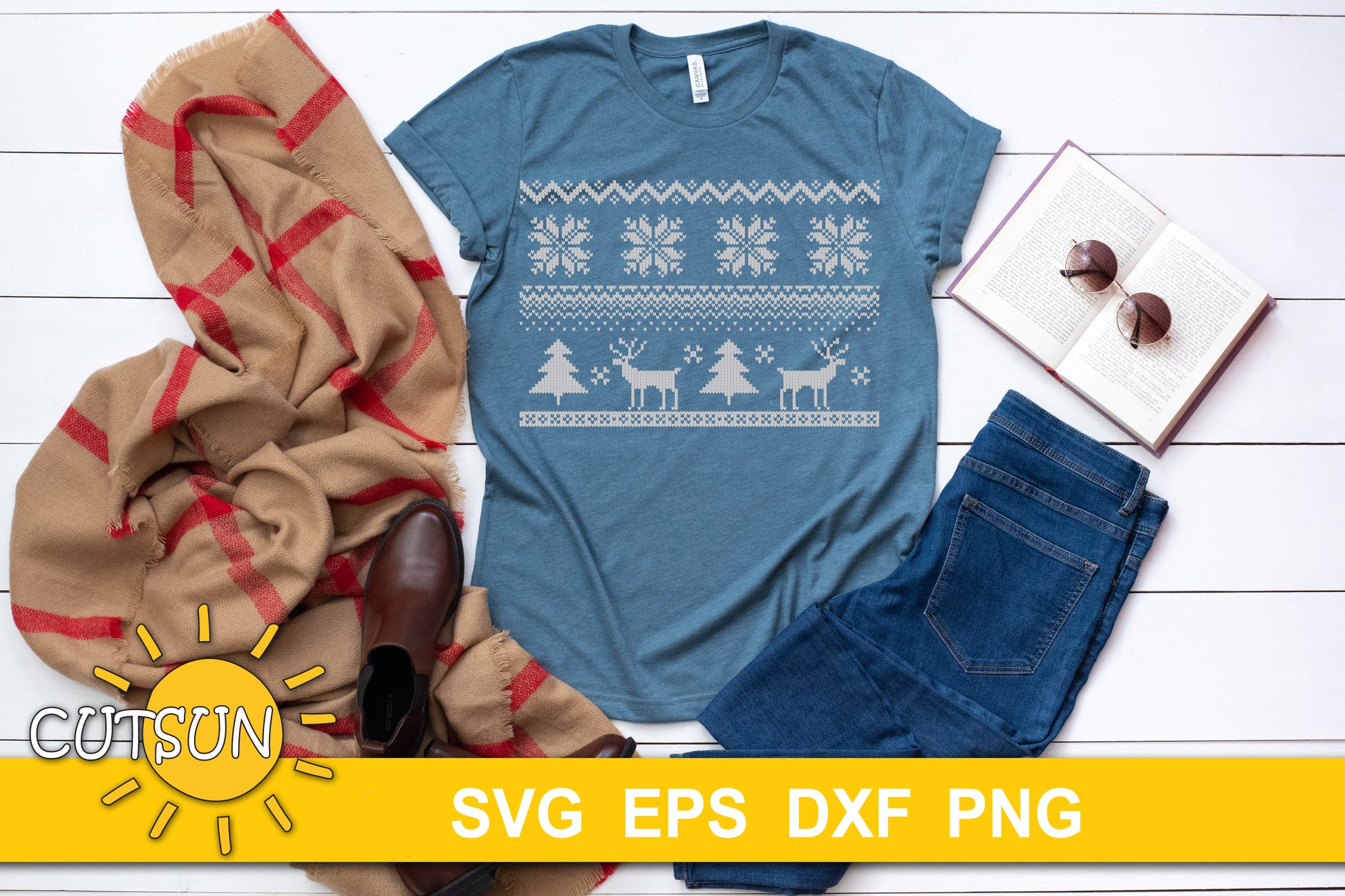 Nordic Knit Patterns SVG