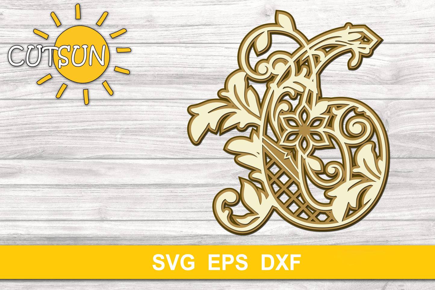 Layered Decorative Numbers SVG Bundle 0-9