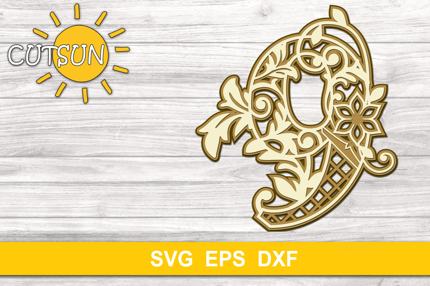 Layered Decorative Numbers SVG Bundle 0-9