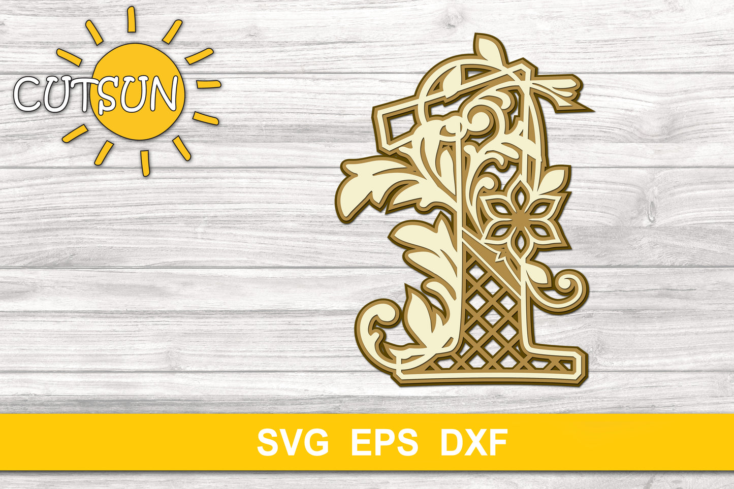 Layered Decorative Numbers SVG Bundle 0-9