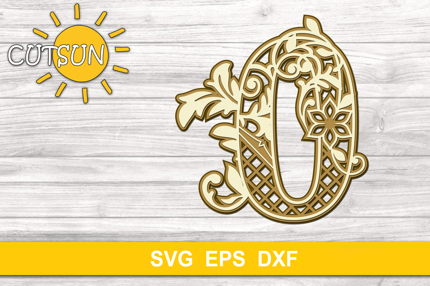 Layered Decorative Numbers SVG Bundle 0-9