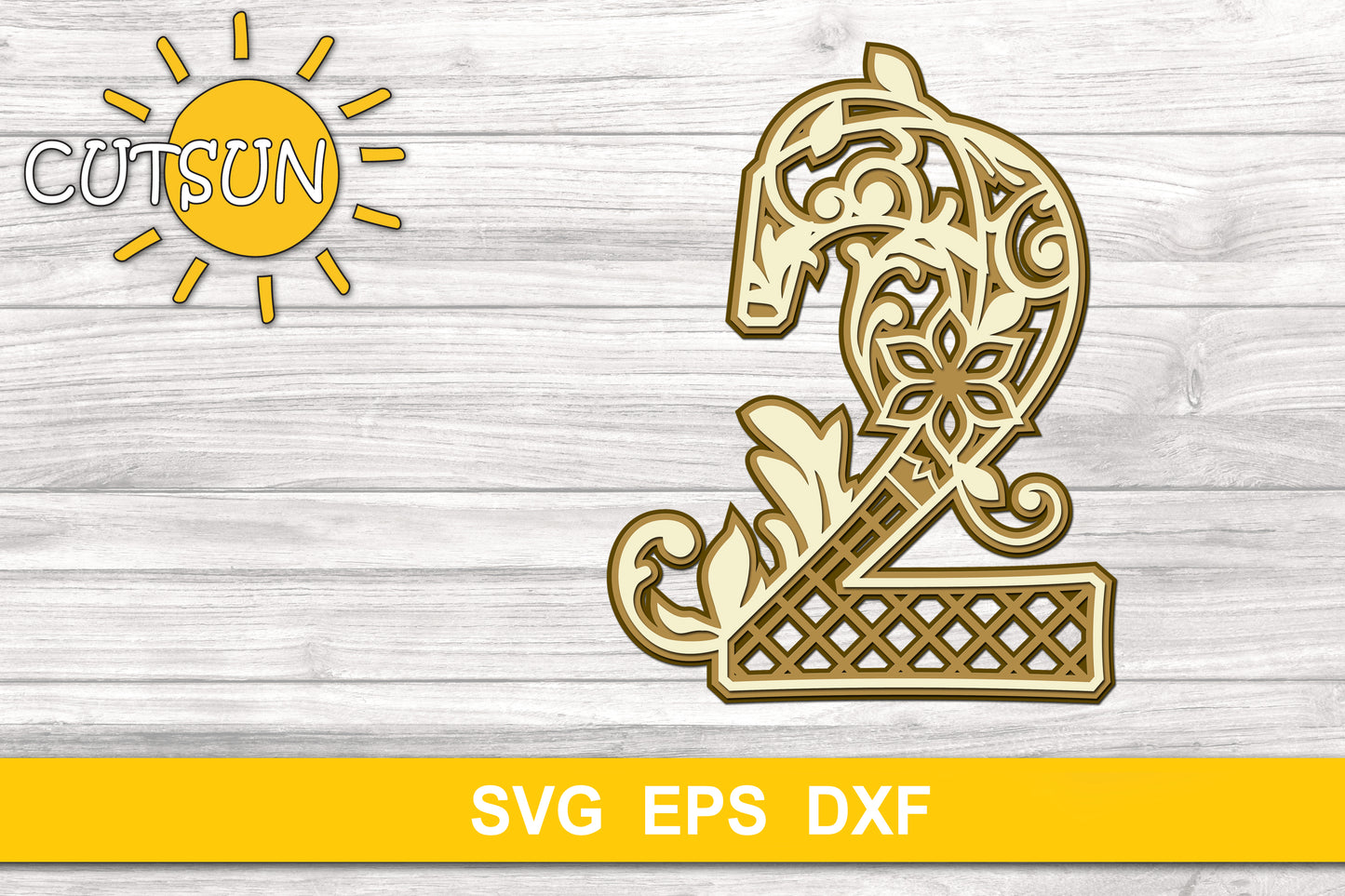 Layered Decorative Numbers SVG Bundle 0-9
