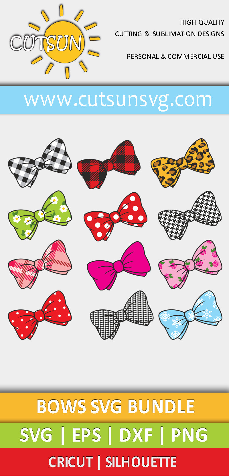 Bows SVG bundle