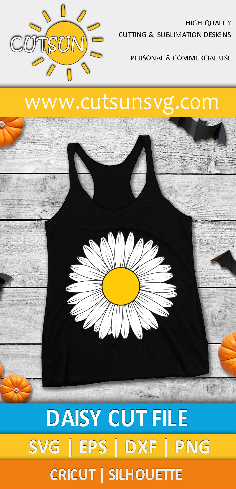 Daisy flower SVG | Flower SVG file for crafters