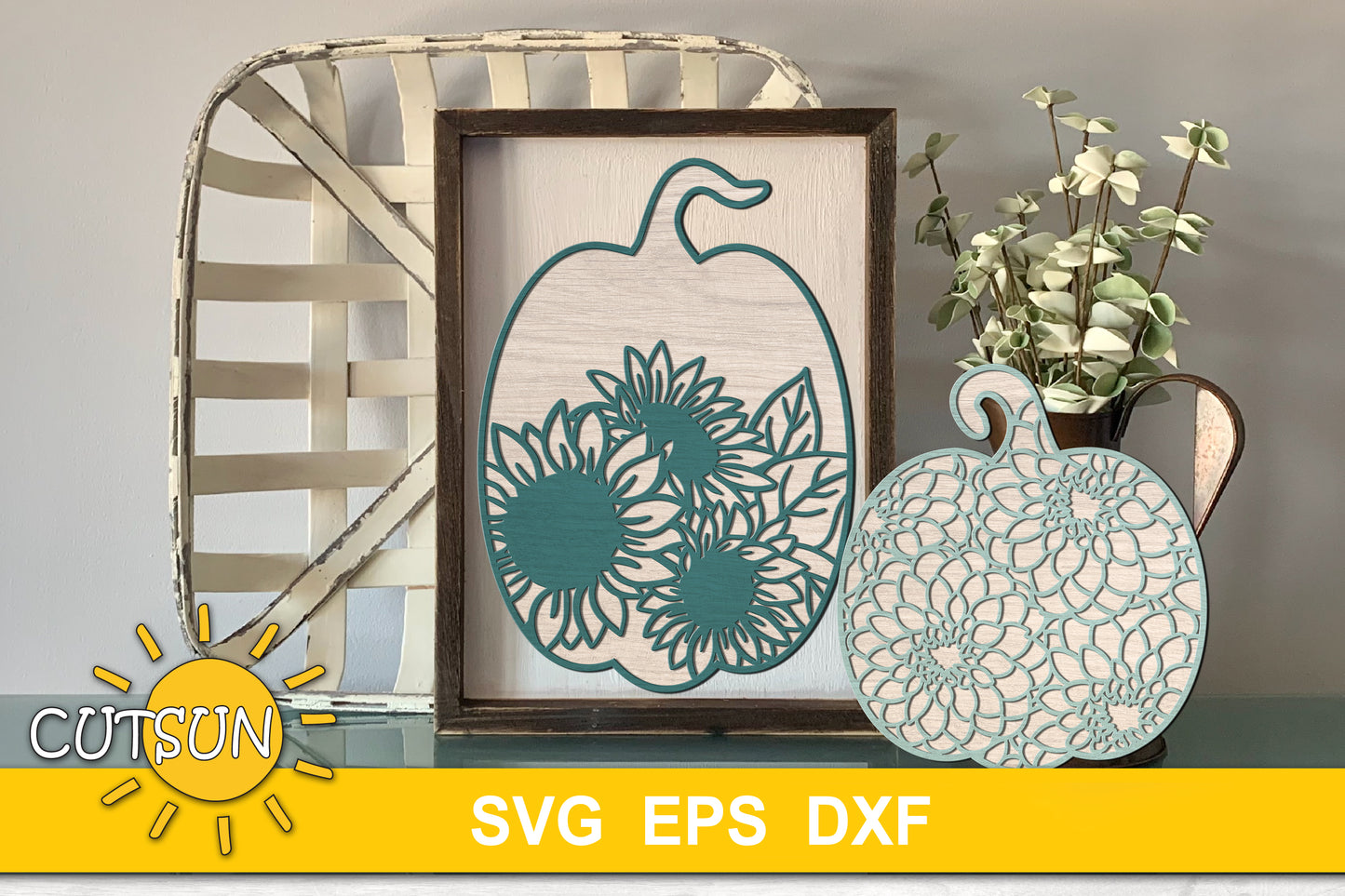 Patterned pumpkins fall SVG bundle