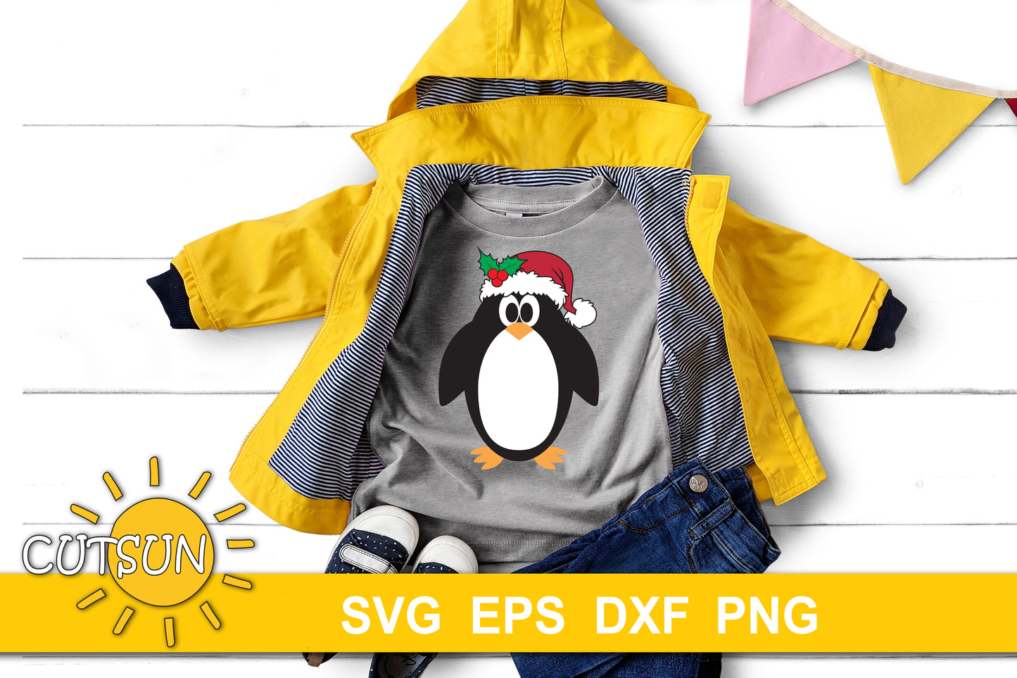 Christmas Penguin SVG