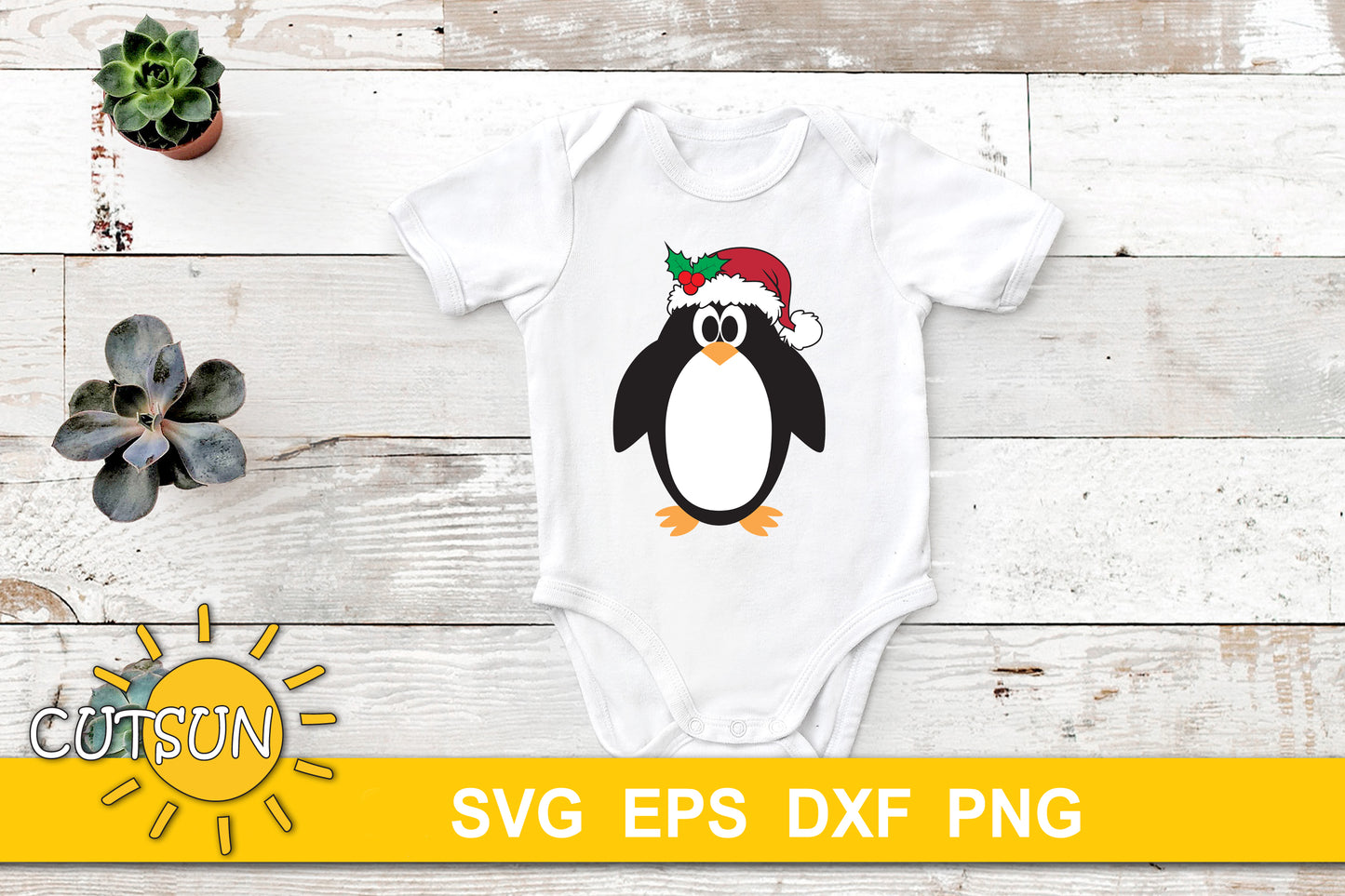 Christmas Penguin SVG