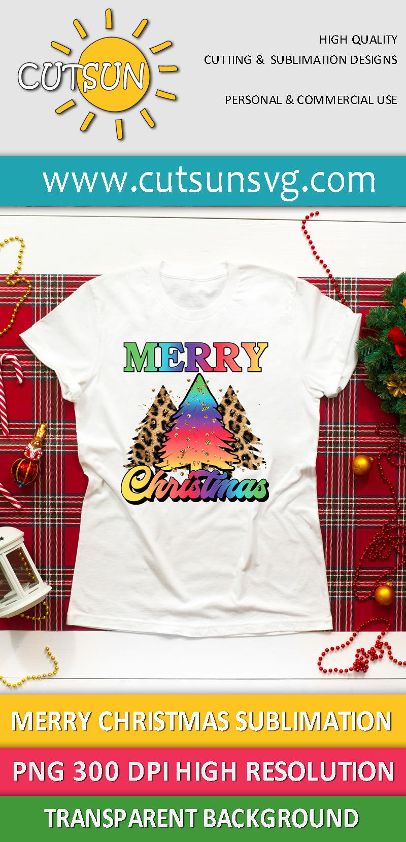 Merry Christmas Sublimation Design download
