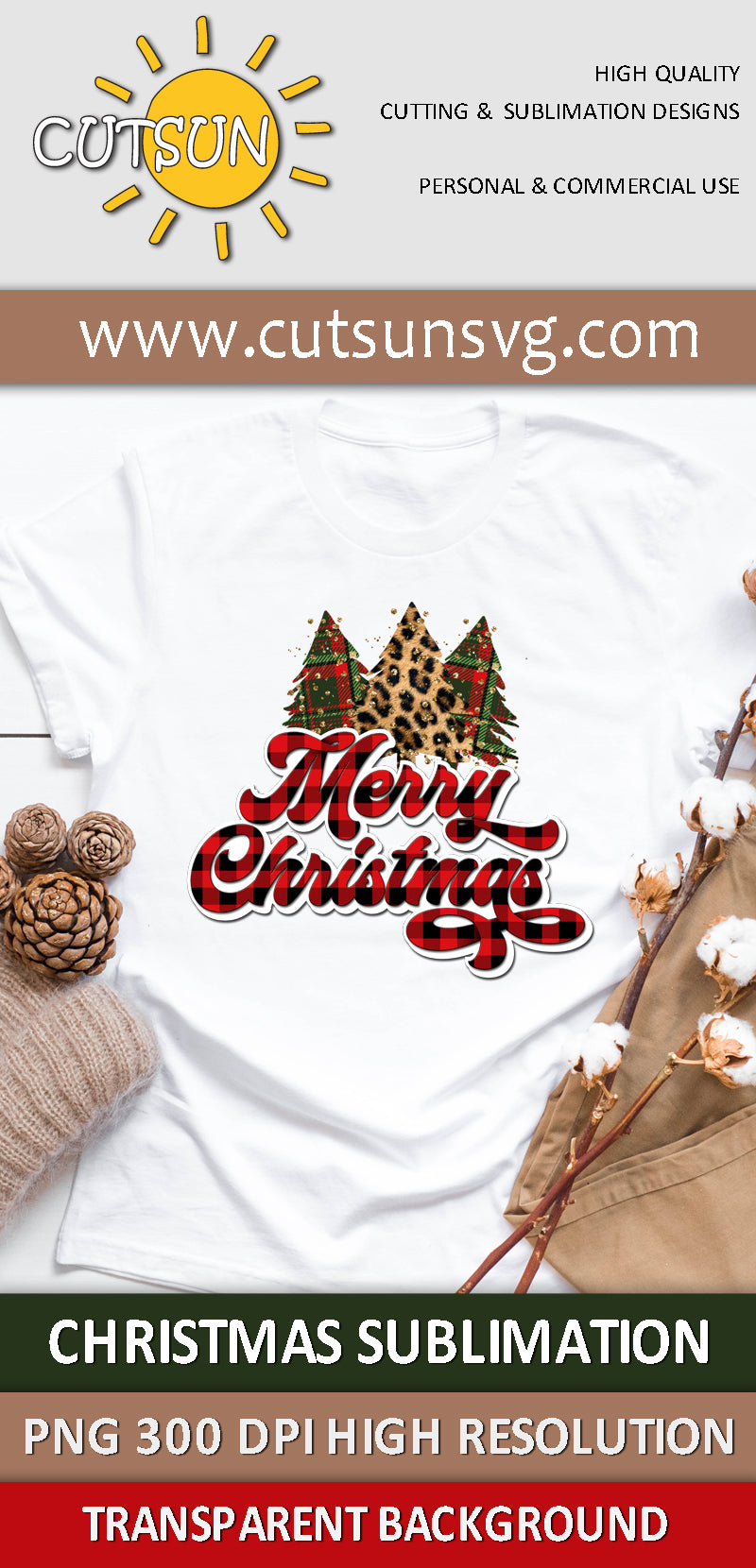 Merry Christmas sublimation design download