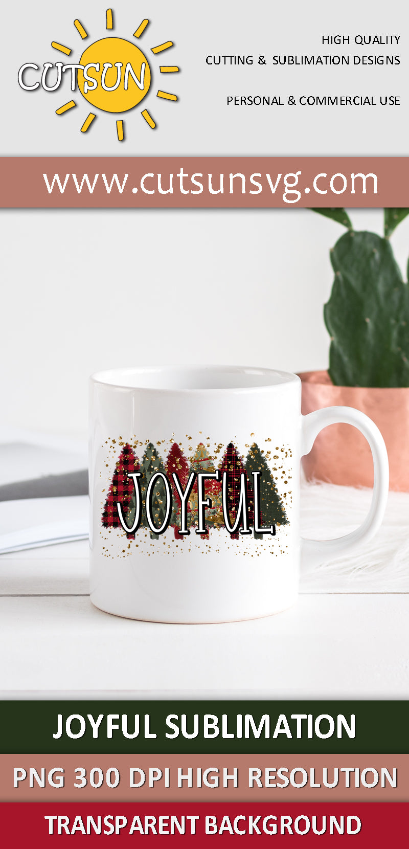 Joyful Sublimation Design download