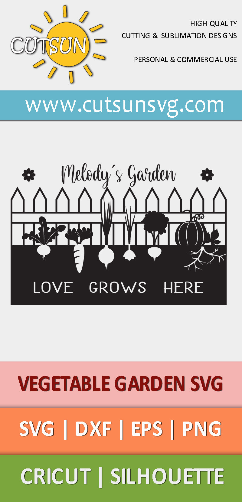 Vegetable garden SVG
