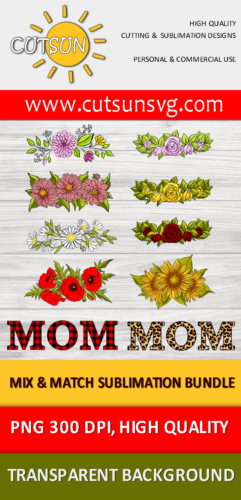 Mother's day sublimation bundle